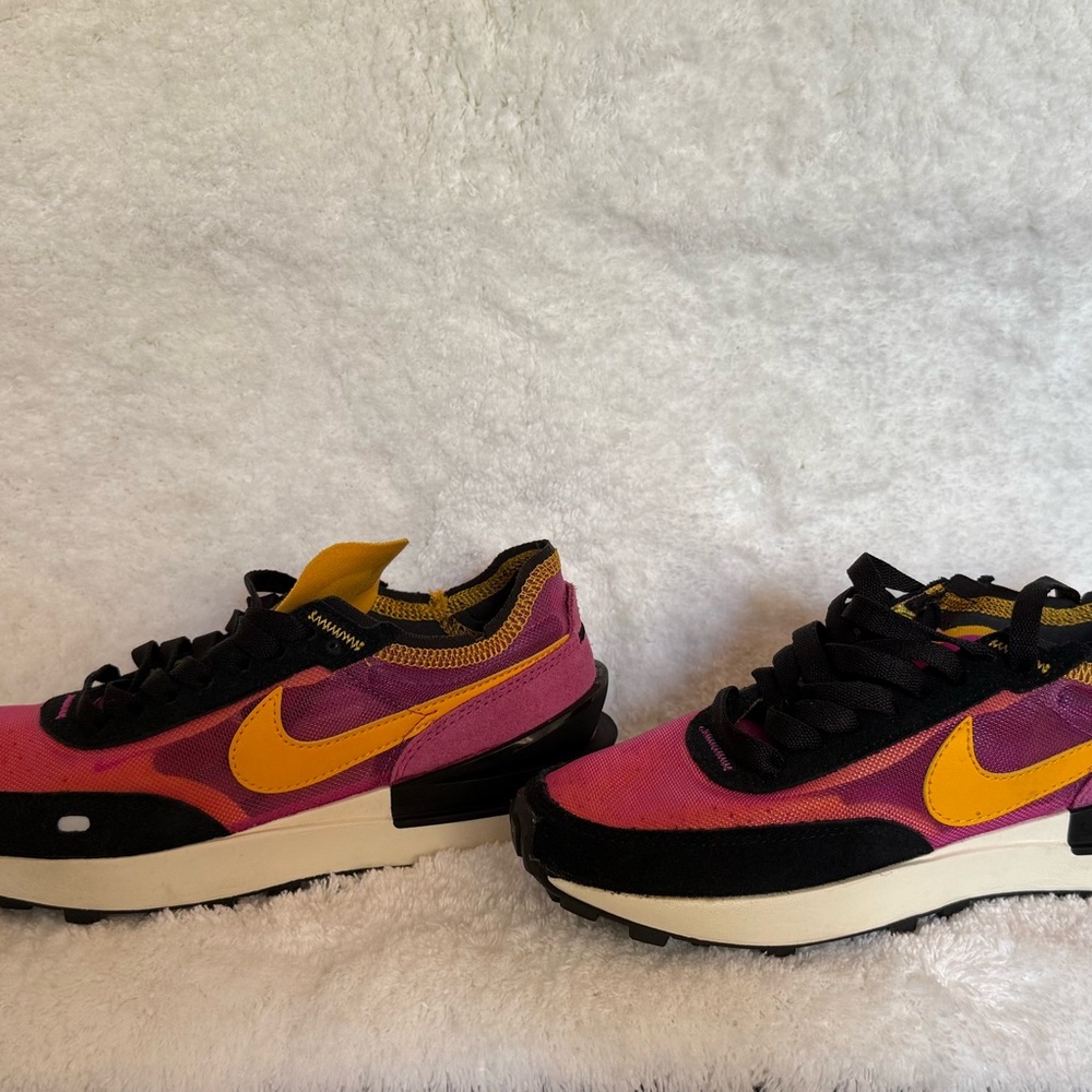 Nike Vibrant Pink and Gold Sneakers